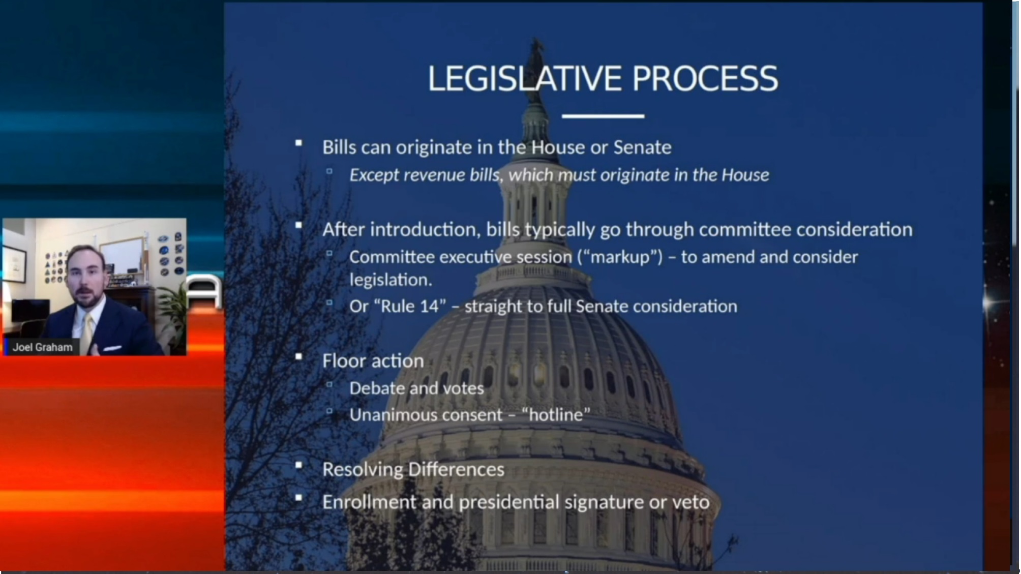 How does the congressional authorization process work? What is the difference between authorizations and appropriations and why is it important that we understand the difference? Join Joel Graham, Professional Staff Member on the Senate Committee on Commerce, Science, and Transportation for this episode of Start Here for Space for answers to these questions and more.
