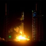 A SpaceX Falcon-9 rocket launches the PACE satellite